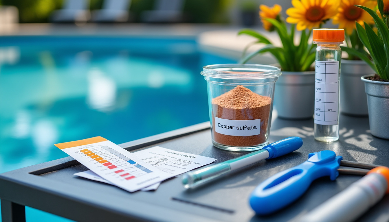 découvrez comment doser précisément le sulfate de cuivre dans votre piscine pour prévenir les algues et maintenir une eau claire et saine toute la saison.
