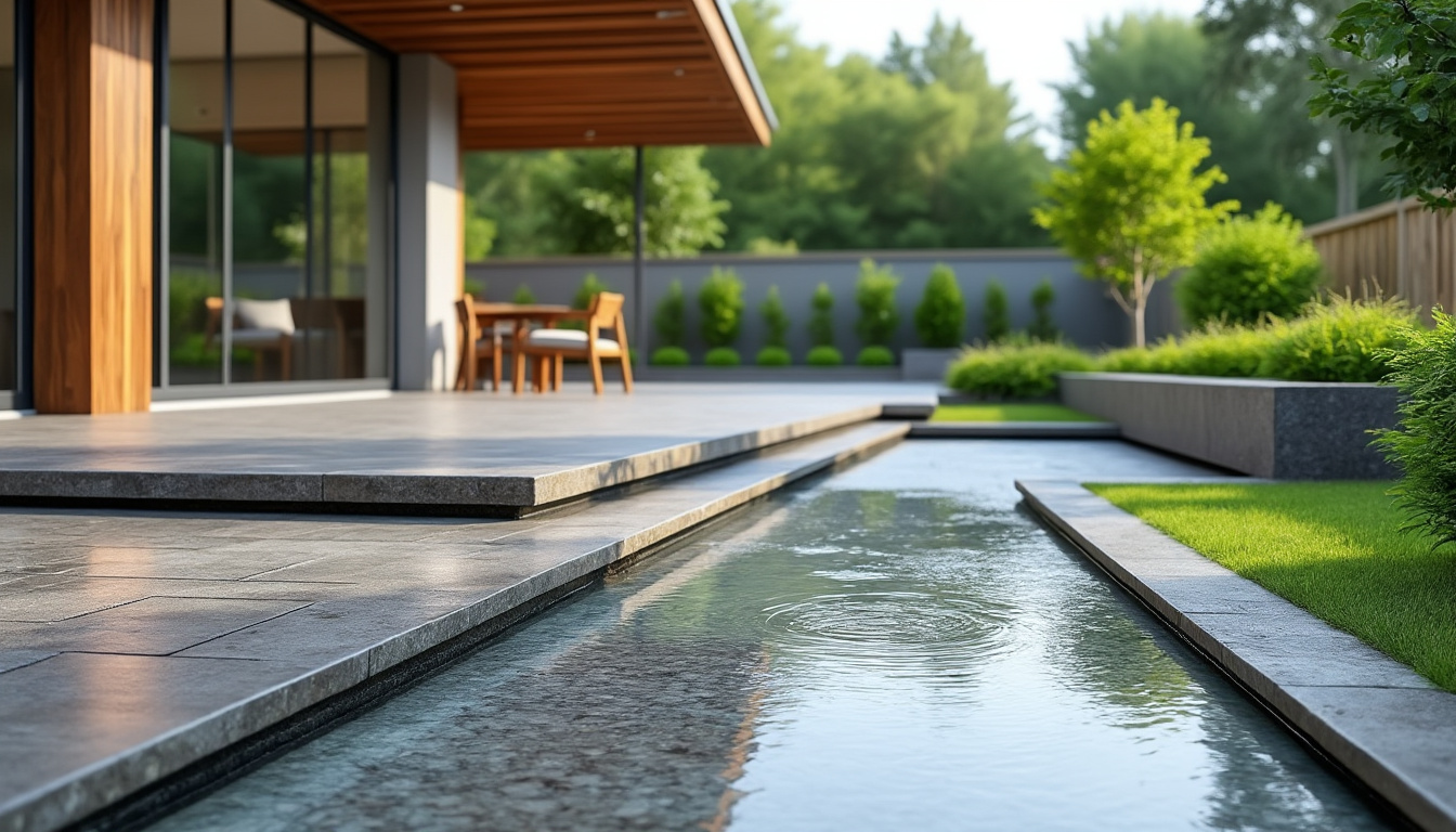 découvrez nos conseils pour choisir la pente idéale d'une terrasse de 4m, adaptée à votre jardin, pour assurer un bon drainage et une esthétique optimale.